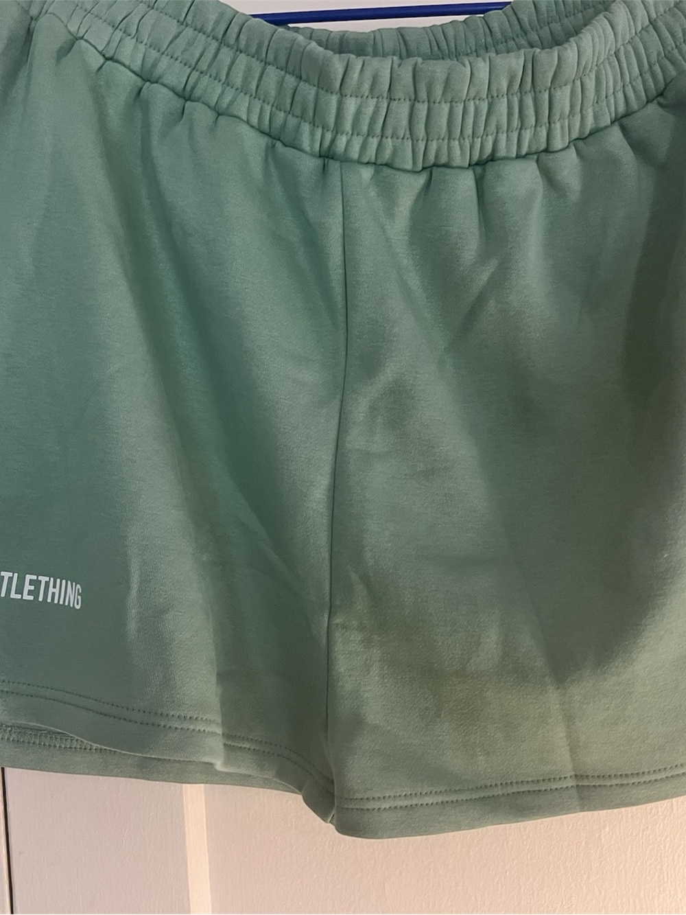 Women’s Sage Green Elastic Waist Shorts